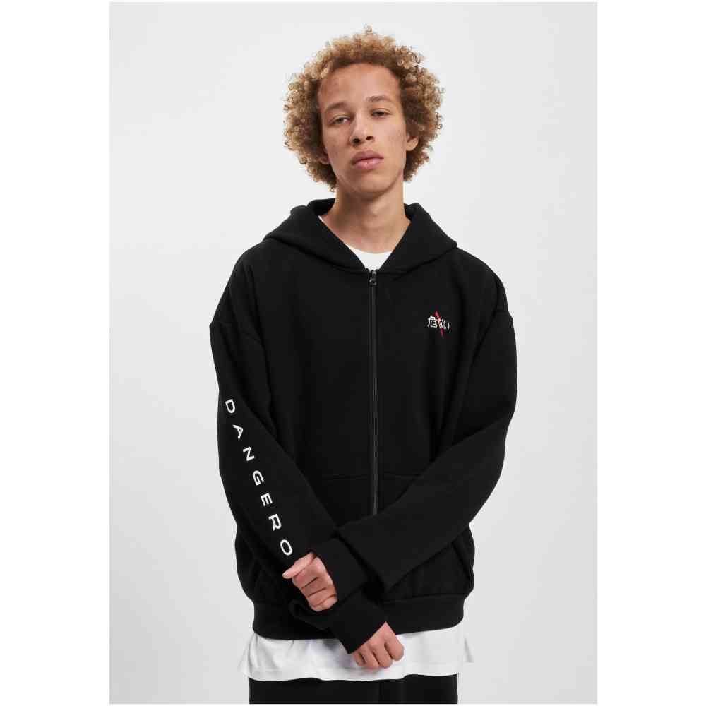Dangerous DNGRS - Decent Vest met capuchon - Zwart